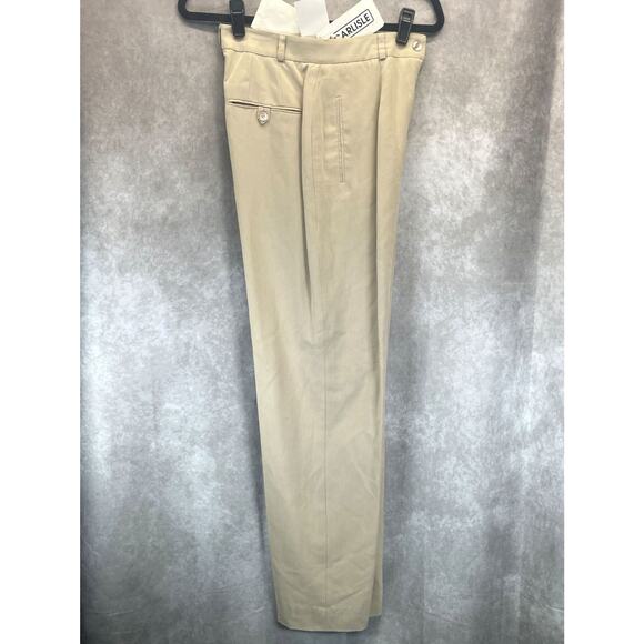 Carlisle Pants - Vintage CARLISLE Women's Sz 6 Silk Pant Trousers "Stone" Cream/Beige High Waist